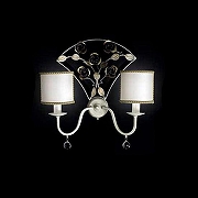 Бра MM Lampadari Paris 6988/A2_V2639 цвет плафона/подвески Белый, цвет арматуры Белый-1