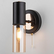 Бра Eurosvet Tesoro 70125/1 черный цвет плафона/подвески Тонированный, цвет арматуры Золото, Черный