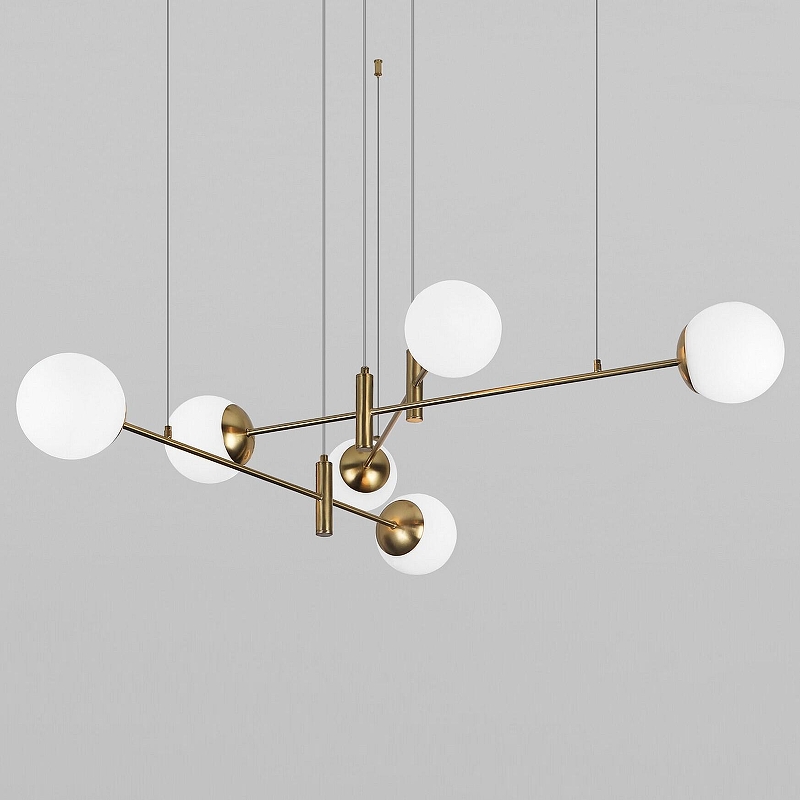 Люстра Eurosvet Planet 70146/6 латунь 