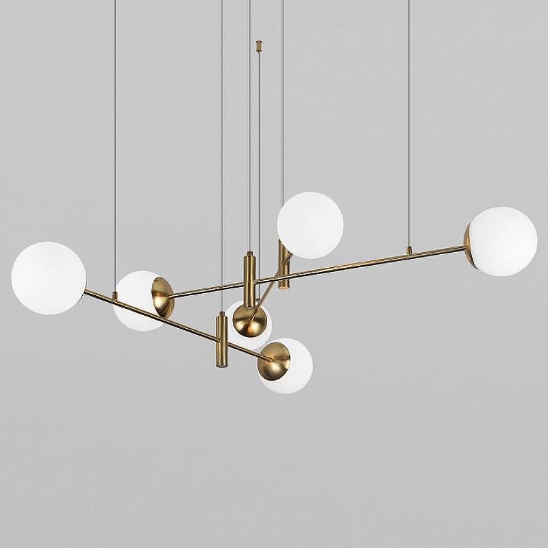 Люстра Eurosvet Planet 70146/6 латунь 