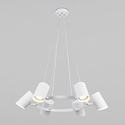 Люстра Eurosvet Splay 70147/6 белый цвет плафона/подвески Белый, цвет арматуры Белый