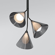 Люстра Eurosvet En1gma 70161/3 черный цвет плафона/подвески Черный, цвет арматуры Черный-2