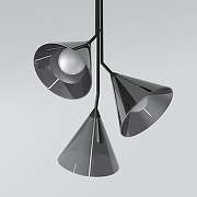 Люстра Eurosvet En1gma 70161/3 черный цвет плафона/подвески Черный, цвет арматуры Черный-3