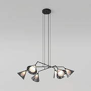 Люстра Eurosvet Enigma 70161/6 черный цвет черный-2