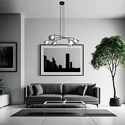 Люстра Eurosvet En1gma 70161/6 черный цвет плафона/подвески Черный, цвет арматуры Черный-5