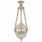 Подвесной светильник Bohemia Ivele Crystal 7100 71000P/20 GW Clear/M-1F цвет плафона/подвески Прозрачный, цвет арматуры Бронза