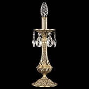 Настольная лампа Bohemia Ivele Crystal 7100 71100L/1-31 FP цвет плафона/подвески Прозрачный, цвет арматуры Бронза