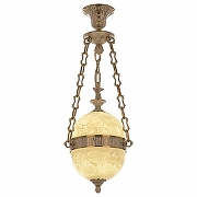 Подвесной светильник Bohemia Ivele Crystal 7100 71000P/20 GW Rose FA10S цвет плафона/подвески Желтый, цвет арматуры Бронза