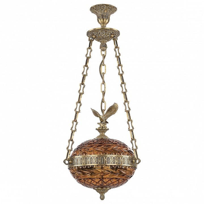 Подвесной светильник Bohemia Ivele Crystal 7100 71000P/30 FP Amber/M-1F FE1M 