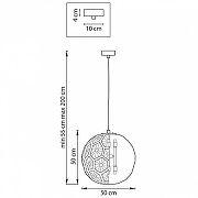 Подвесной светильник Lightstar Fermo 724262 цвет плафона/подвески Золото, цвет арматуры Золото-2