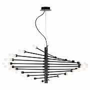 Люстра Lightstar Ragno 733247 цвет плафона/подвески Белый, цвет арматуры Черный-1