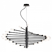 Люстра Lightstar Ragno 733247 цвет плафона/подвески Белый, цвет арматуры Черный-2