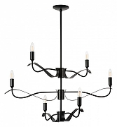 Люстра на штанге Lightstar Ragno 733267 цвет арматуры Черный