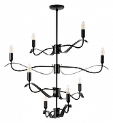 Люстра на штанге Lightstar Ragno 733287 цвет арматуры Черный