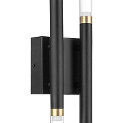 Бра Lightstar 1r1s 734647 цвет плафона/подвески Прозрачный, цвет арматуры Золото, Черный-2