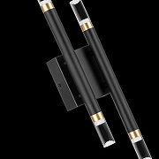 Бра Lightstar 1r1s 734647 цвет плафона/подвески Прозрачный, цвет арматуры Золото, Черный-5