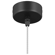 Подвесной светильник Lightstar Cone 757017 цвет плафона/подвески Белый, Прозрачный, Черный, цвет арматуры Черный-2