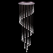 Люстра Lightstar Cone 757361 цвет плафона/подвески Белый, Прозрачный, цвет арматуры Красный-1