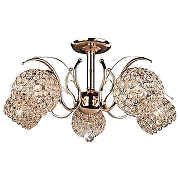 Люстра на штанге Eurosvet Mirage 7777/5 золото цвет золото