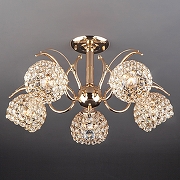 Люстра на штанге Eurosvet Mirage 7777/5 золото цвет золото-2