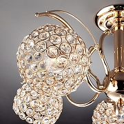 Люстра на штанге Eurosvet Mirage 7777/5 золото цвет плафона/подвески Золото, Прозрачный, цвет арматуры Золото-4