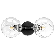 Бра Lightstar Beta 785627 цвет плафона/подвески Прозрачный, цвет арматуры Черный