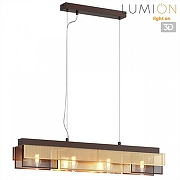 Подвесной светильник Lumion Dana 8005/4A цвет плафона/подвески Золото, Коричневый, цвет арматуры Коричневый-2