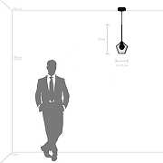 Подвесной светильник Lightstar Vetro 801201 цвет плафона/подвески Белый, Прозрачный, цвет арматуры Черный-4