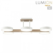 Люстра на штанге Lumion Plato 8030/108CL цвет плафона/подвески Белый, цвет арматуры Белый, Коричневый-1