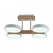 Люстра на штанге Lumion Plato 8030/72CL цвет плафона/подвески Белый, цвет арматуры Белый, Коричневый-4