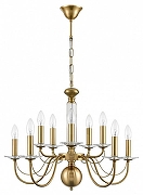 Люстра Lumion Incanto 8033/10 цвет арматуры Медь, Прозрачный-1