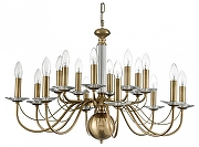Люстра Lumion Incanto 8033/16 цвет арматуры Медь, Прозрачный