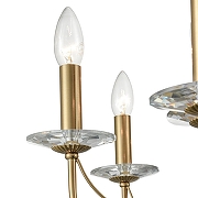 Люстра Lumion Incanto 8033/16 цвет арматуры Медь, Прозрачный-7