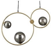 Подвесной светильник Lumion Ornato 8036/3 цвет плафона/подвески Светло-серый, цвет арматуры Бежевый