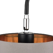 Торшер Lumion Elsa 8037/1F цвет плафона/подвески Серый, цвет арматуры Черный-5