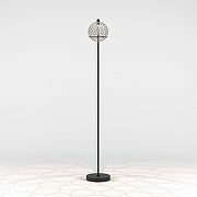 Торшер Eurosvet Gemini 80492/1 черный цвет плафона/подвески Черный, цвет арматуры Черный-1