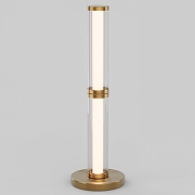 Настольная лампа Eurosvet Stark 80536/1 латунь цвет плафона/подвески Белый, Прозрачный, цвет арматуры Латунь