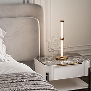 Настольная лампа Eurosvet Stark 80536/1 латунь цвет плафона/подвески Белый, Прозрачный, цвет арматуры Латунь-7