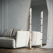 Торшер Eurosvet Stark 80537/1 латунь цвет плафона/подвески Белый, Прозрачный, цвет арматуры Латунь-5