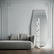 Торшер Eurosvet Stark 80537/1 латунь цвет плафона/подвески Белый, Прозрачный, цвет арматуры Латунь-6