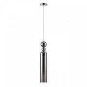 Подвесной светильник Lumion Lorenzo 8063/1A цвет плафона/подвески Светло-серый, цвет арматуры Хром-1