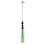 Подвесной светильник Lumion Lorenzo 8064/1A цвет плафона/подвески Зеленый, цвет арматуры Хром-1