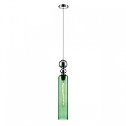 Подвесной светильник Lumion Lorenzo 8064/1A цвет плафона/подвески Зеленый, цвет арматуры Хром-2
