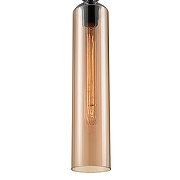 Подвесной светильник Lumion Lorenzo 8065/1A цвет плафона/подвески Оранжевый, цвет арматуры Хром-5