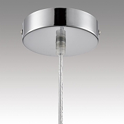 Подвесной светильник Lumion Lorenzo 8065/1A цвет плафона/подвески Оранжевый, цвет арматуры Хром-6