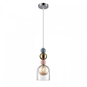 Подвесной светильник Lumion Gallo 8067/1A цвет плафона/подвески Красный, Синий, Зеленый, цвет арматуры Хром-2