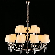 Люстра Aployt Patricia APL.716.03.15 цвет плафона/подвески Слоновая кость, цвет арматуры Прозрачный, Хром-10