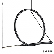 Подвесной светильник iLedex Zoom 8075P/S-18W-3000K MBK-WH цвет плафона/подвески Белый, Черный, цвет арматуры Черный-3