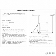 Подвесной светильник iLedex Zoom 8075P/S-18W-3000K MBK-WH цвет плафона/подвески Белый, Черный, цвет арматуры Черный-5