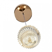 Подвесной светильник Lumion Rimini 8083/1A цвет плафона/подвески Прозрачный, цвет арматуры Золото-3